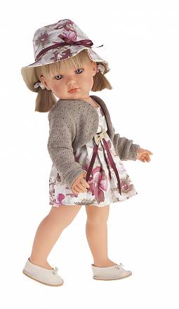 Кукла Белла в шляпке, блондинка, 45 см. 